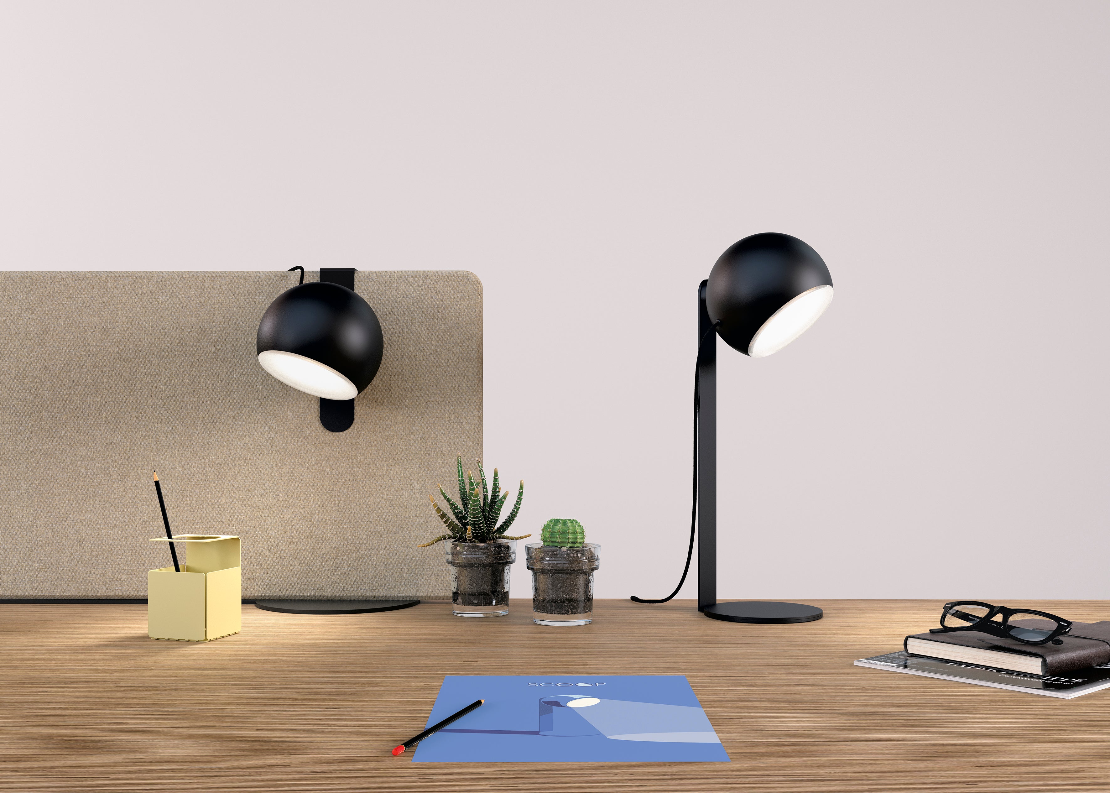 Scoop store table lamp